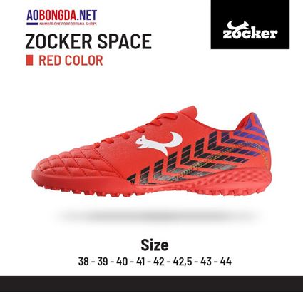 Giày Bóng Đá Zocker ZTF SPACE 2001 Đỏ